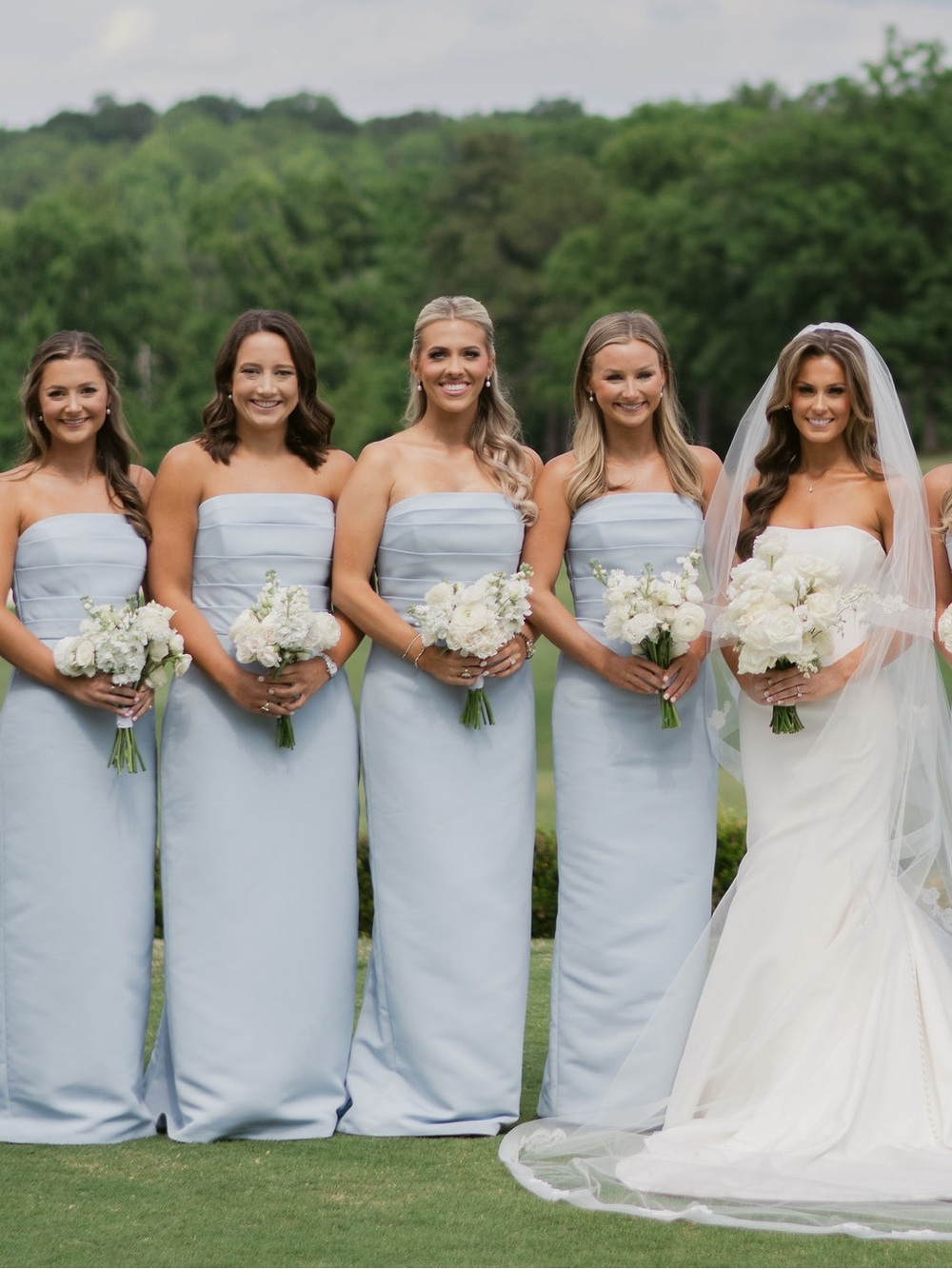 Bella Bridesmaids dress color Ice